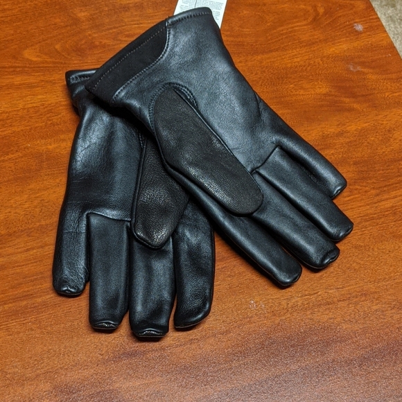 New Men's Black UGG Gloves L Touch Screen - Picture 7 of 10